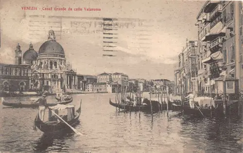 Lot 71 venedig venezia italien großer kanal von vallaresso straße gondel boot