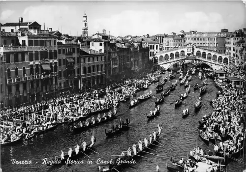 BR9262 Venezia Regata Storica in Canal Grande Italien