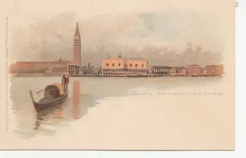 B79440 venedig panorama von s markus venezia italien vorder-/rückbild