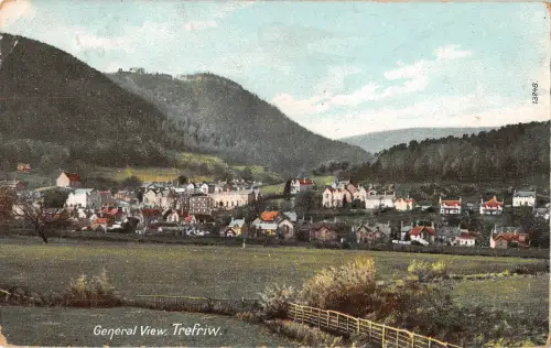 uk32969 general view trefriw wales uk