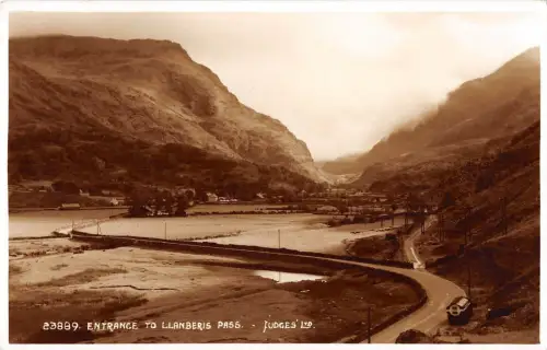 BR69652 Eingang zum Llanberis Pass Wales Richter 23889 Echtfoto