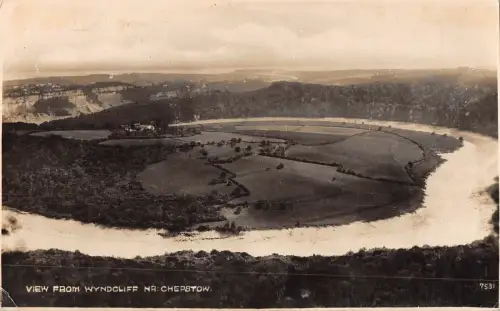 uk32403 view from hyndcliff chepstow wales real photo uk