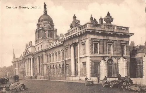 uk29878 custom house dublin ireland real photo