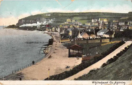 uk13340 whitehead antrim northern ireland real photo uk