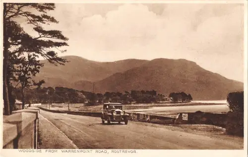 uk14034 woodside from warrenpoint road rostrevor northern ireland real photo uk