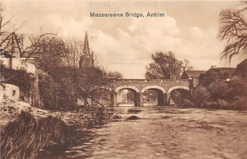 BR59151 massereene Brücke antrim Nordirland