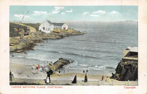 uk48293 damen badestelle portrush nordirland uk