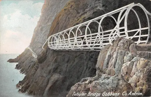 BR67200 Rohrbrücke Gobbens Co Antrim Nordirland 14x9cm