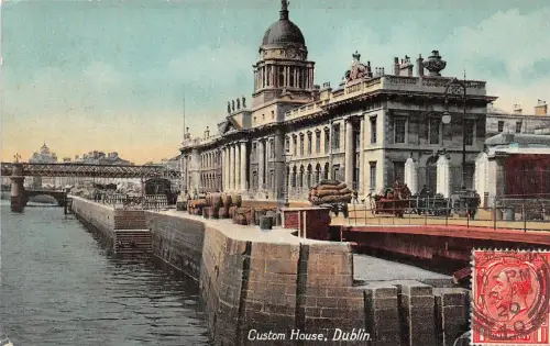 B93091 Custom House Dublin Irland