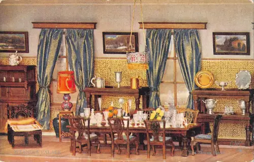 BR96192 Der königliche Speisesaal Postkarte Titanias Palast Irland