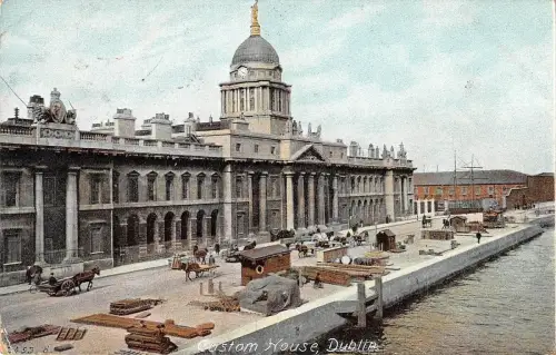 BR67297 Custom House Dublin Irland 14x9cm