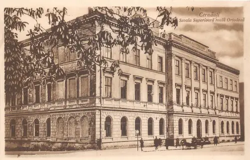 RO645 scoala superioara reala ortodoxa cernauti Czernowitz ukraine czernowitz