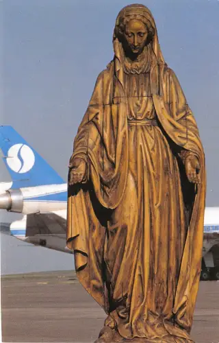 BG4908 Flughafen Kapelle Flugzeug Zaventem Flugzeug Heilige Maria Bruxelles Belgien