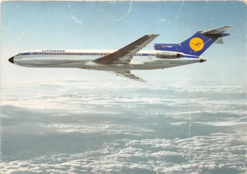 B71463 Lufthansa B 727 Europa Jet Avion Flugzeug Schweiz