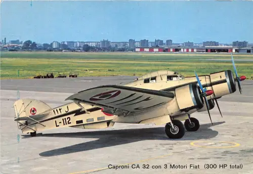 B71441 Caproni CA 32 con 3 Motori Fiat Plan Flugzeug Germany
