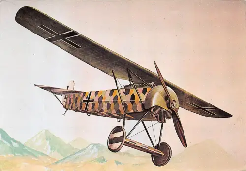 B71434 Fokker D VIII Duitsland gebaut 1914 Plan Flugzeug Spanien