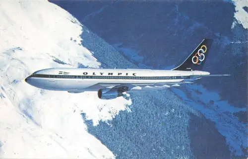 Br44754 Airbus A 300 Plympic Airways Flugzeug Flugzeug