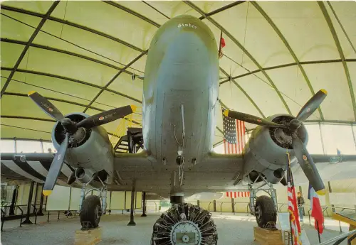 B71452 Sainte Mere Eglise Avion C-47 Plan Flugzeug Frankreich