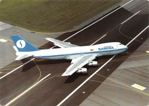 Br44781 Sabena World Airlines Boeing 747 100 Flugzeug Airplane