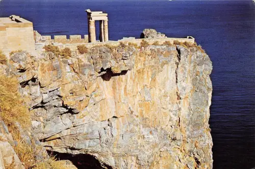 BG28348 lindos die antiken Ruinen Griechenland