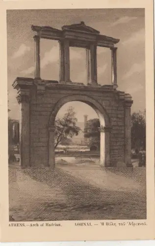 BF32682 Bogen Hadrian Athen Griechenland Vorder-/Rückseite Bild