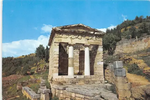 B84061 delphi der Schatz der Athener Griechenland