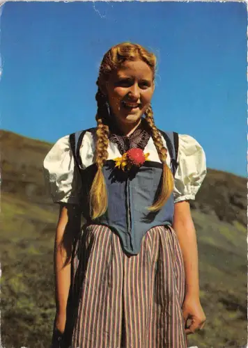 B73405 Berner Trachtenmadchen jeune fille folklore Schweiz