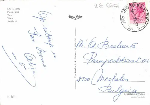 BG6601 Sanremo Panorama Italien