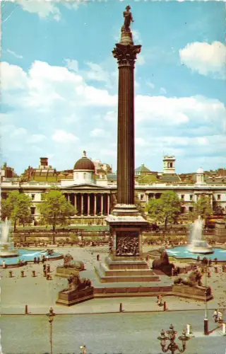 B104122 nelson s column trafalgar square london uk