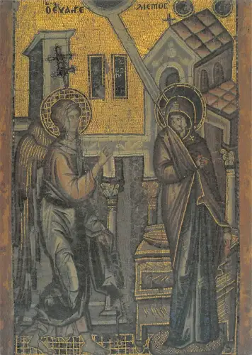 BR90969 Victoria and Albert Museum die Verkündigung Mosaik Postkarte London UK