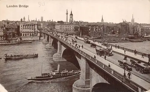 BR65357 Brücke Schiff Bateaux Wagen Doppeldecker Bus London UK