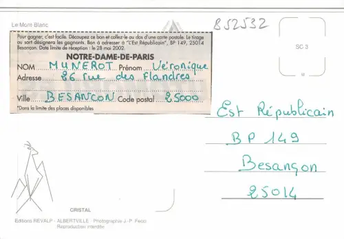 B52532 Le Mont Blanc Frankreich