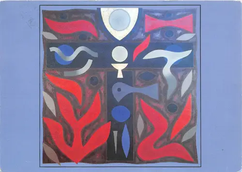 BF38985 Weltgebetstag Malerei Kunst Postkarte