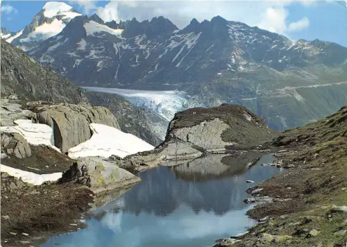 BG28231 grimsel passhohe rhonegletscher galenstock switzerland