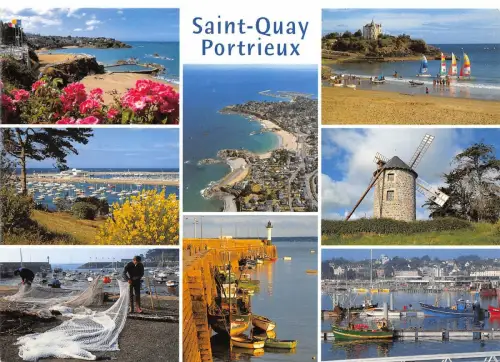 B51585 Saint Quaiy Portrieux Le Plage Schiffsbateaux Frankreich