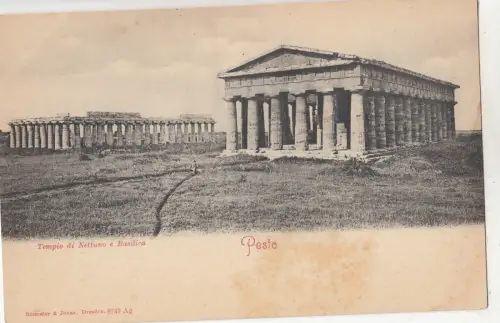 BF32019 pesto tempio di nettuno e basilica italy front/back image