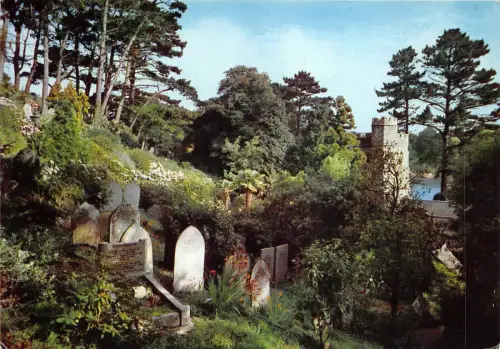 B86916 st just in roseland churchyard uk