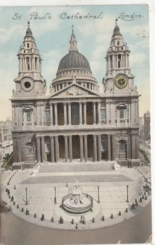 BF32196 st paul s cathedral london uk front/back image