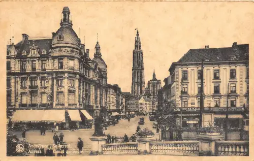 Br35186 Anvers Canal au Sucre belgium