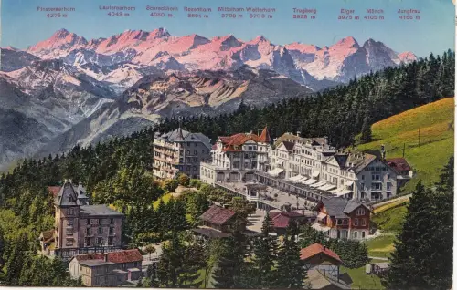 BF16802 Rigi Kaltbad Berner Alpen Schweiz Vorder-/Rückbild