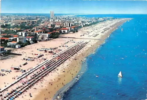 BG6641 rimini la spiaggia vista dall aereo italy