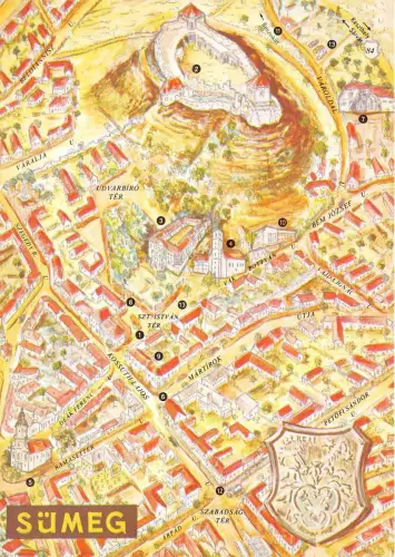 BC60226 Karten Cartes geographiques Hungaria Sumeg