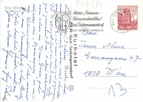 B67514 Österreich Burg Schlaining