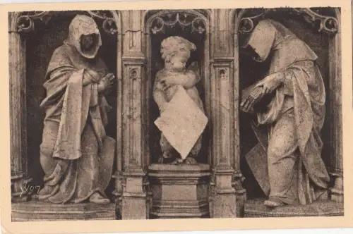 BF12473 bourg ain eglise de brou france front/back image