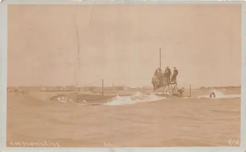 Lot254 h m U-Boot Echtfoto UK Militär Royal Navy