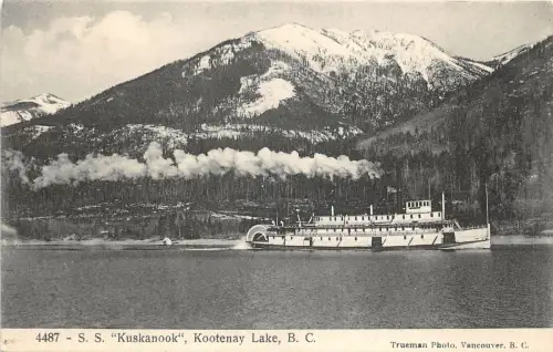 US5777 ss kuskanook kootenay lake bc canada ship