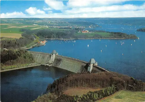 BG10635 sperrmauer der mohnetalsperre mohnesee barrage germany