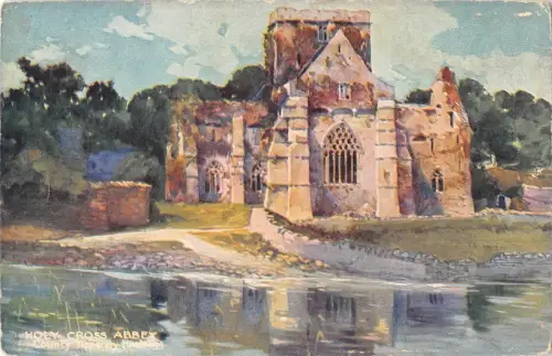 BR94487 Gemälde AK Heiliges Kreuz Abtei Antrim Nordirland