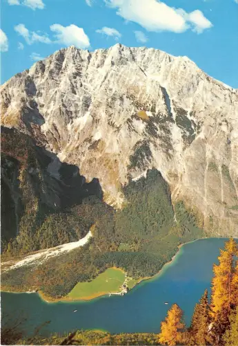 BG13362 blick von der gotzenalm auf königssee und watzmann germany