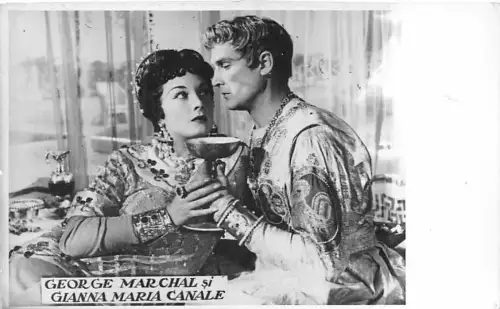 B55179 george marchal ginaa maria canale Schauspieler Schauspieler 9x7cm